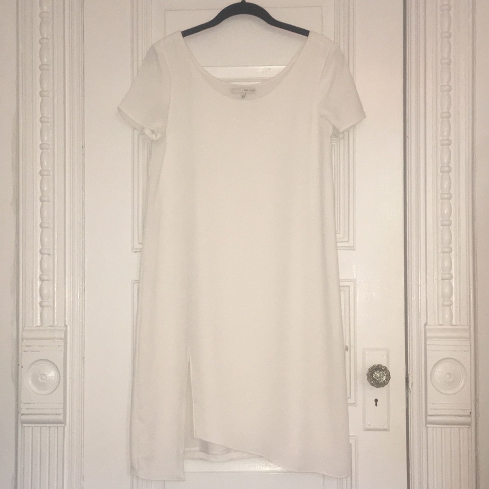 Oak + Fort White Shift Dress